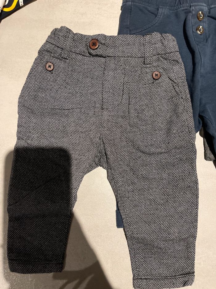 Lot de 3 pantalons 9 mois - photo numéro 2