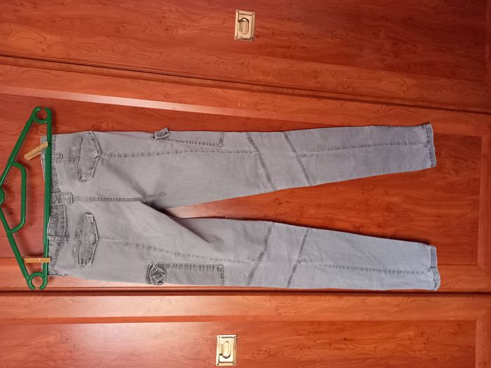 jean gris 4 poches + 2 poches ecolove 36