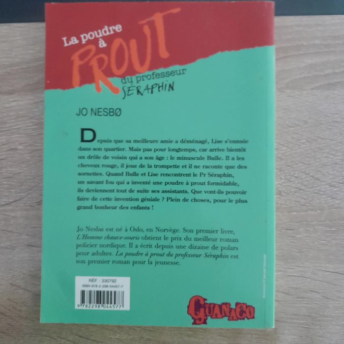 roman enfant - La poudre à Prout du professeur Séraphin - photo numéro 3