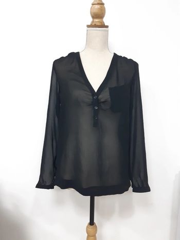 Blouse manches longues noirs NafNaf T38