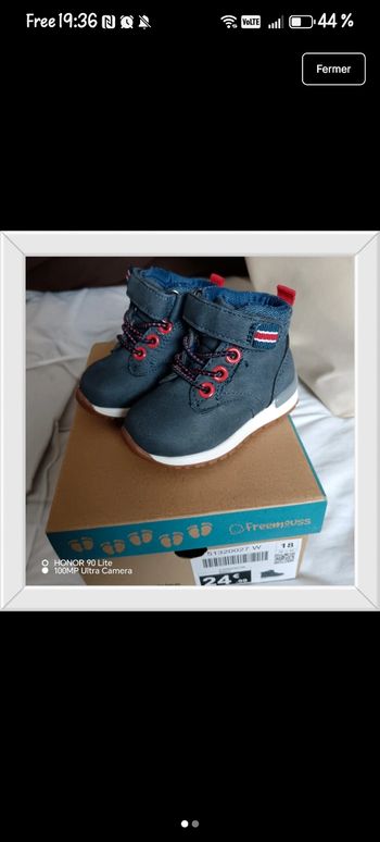 Petites bottines pointure 18