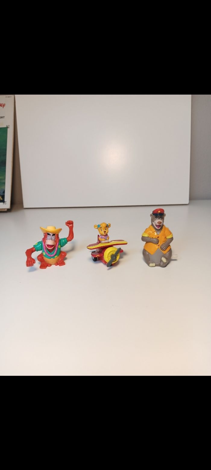 Lot figurines vintage Disney talespin superbaloo taille 8cm pour la plus grande