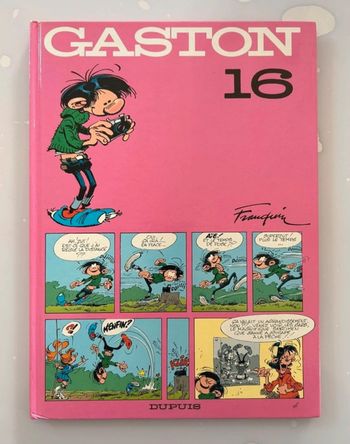 Livre Gaston tome 16 édition Dupuis