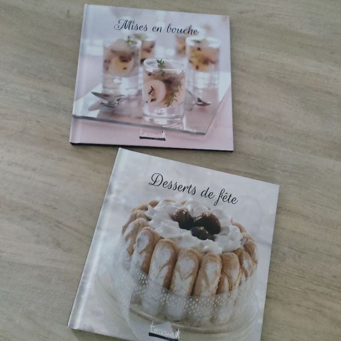 2 livres : dessert et apéros