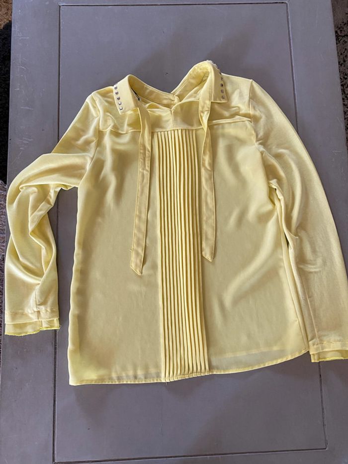 Chemise Laura Jo jaune taille S - photo numéro 16
