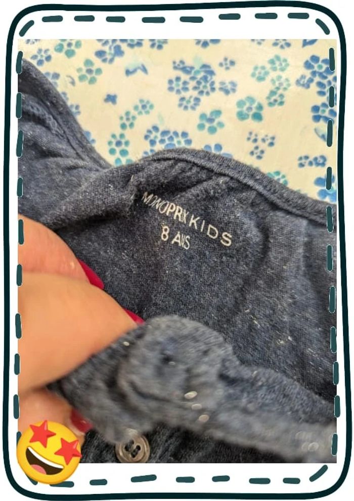 Lot de 3 tee-shirts manches longues 8 ans Monoprix kids - photo numéro 8