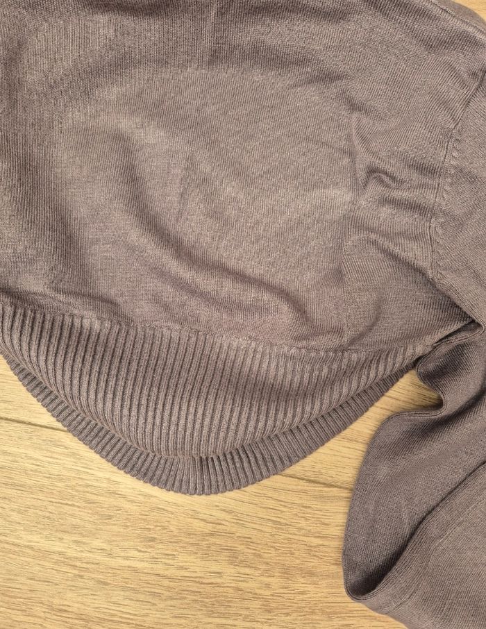 Boléro gilet gris court - photo numéro 6
