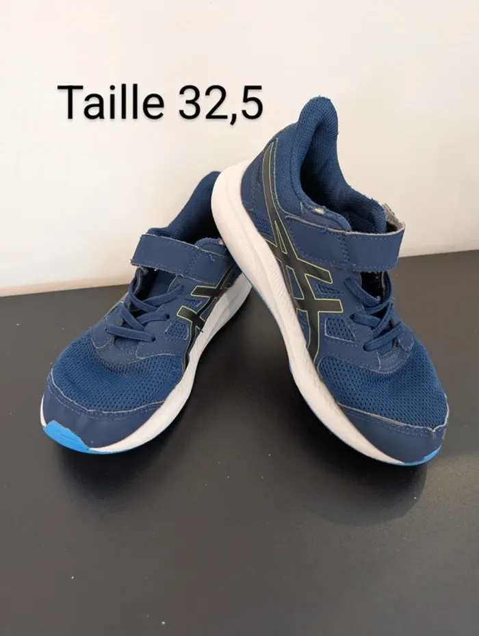 Basket bleu Asics - Taille : 32,5
