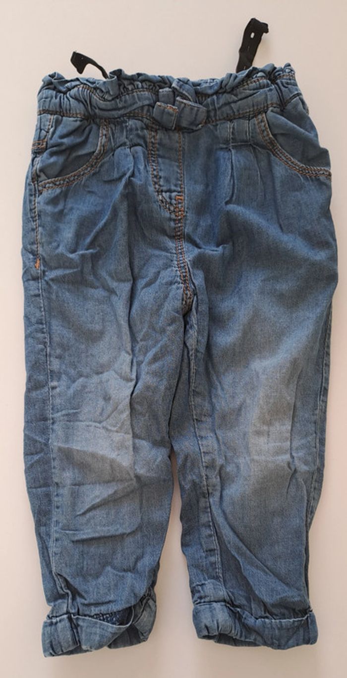 Lot de 4 jeans fille 18 mois - photo numéro 9