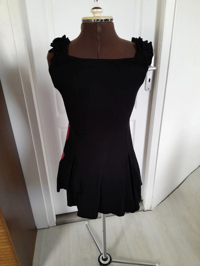 Tee shirt long à bretelle ou mini robe body flirt - photo numéro 2