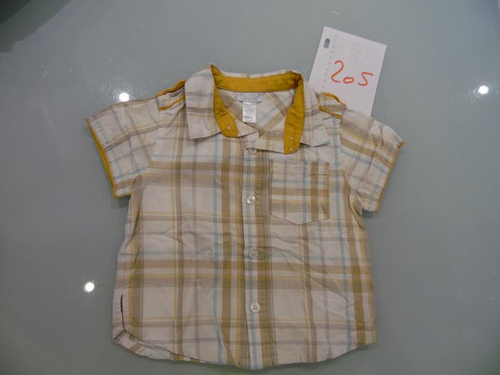 chemise 6 mois manche court obaibi