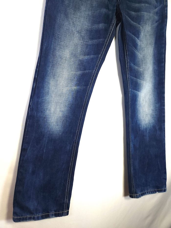 Jean Homme Hoodboyz Bleu Marine - Hip-Hop Streetstyle Vintage - Taille 40 (W30) - photo numéro 2