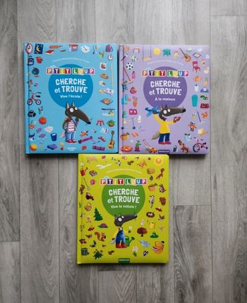 Livres cherche et trouve ptit loup