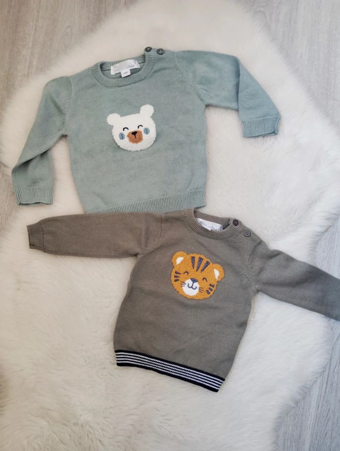 2 pulls petits cailloux