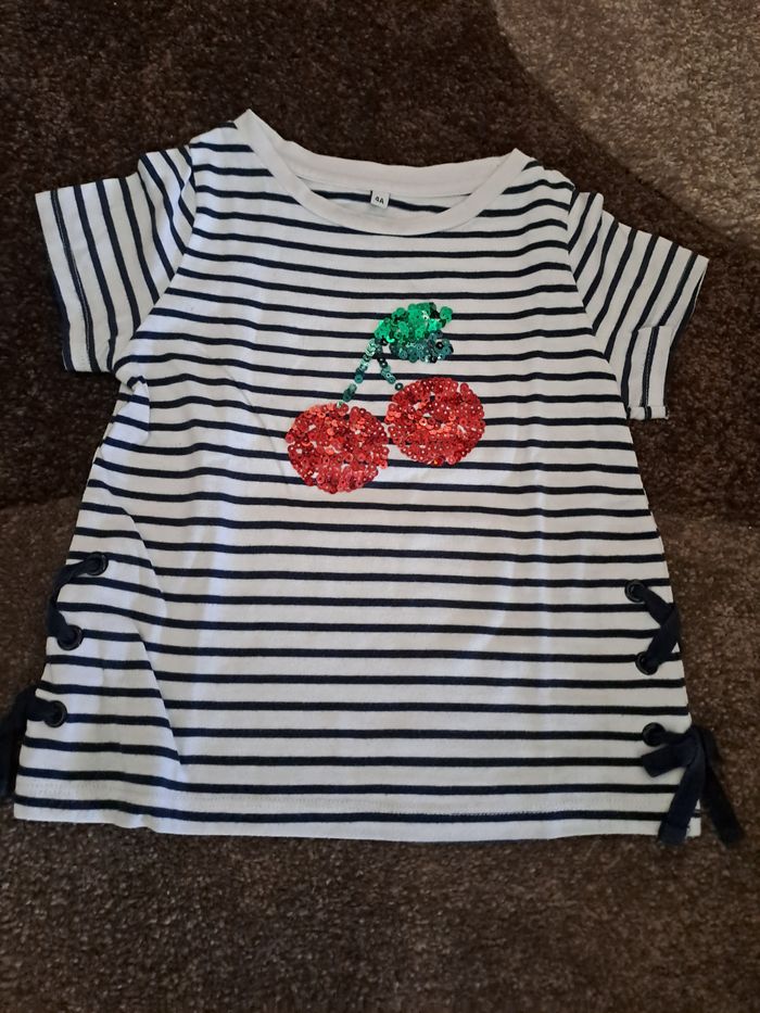 Lot de 2 tshirts marin 4 ans - photo numéro 2