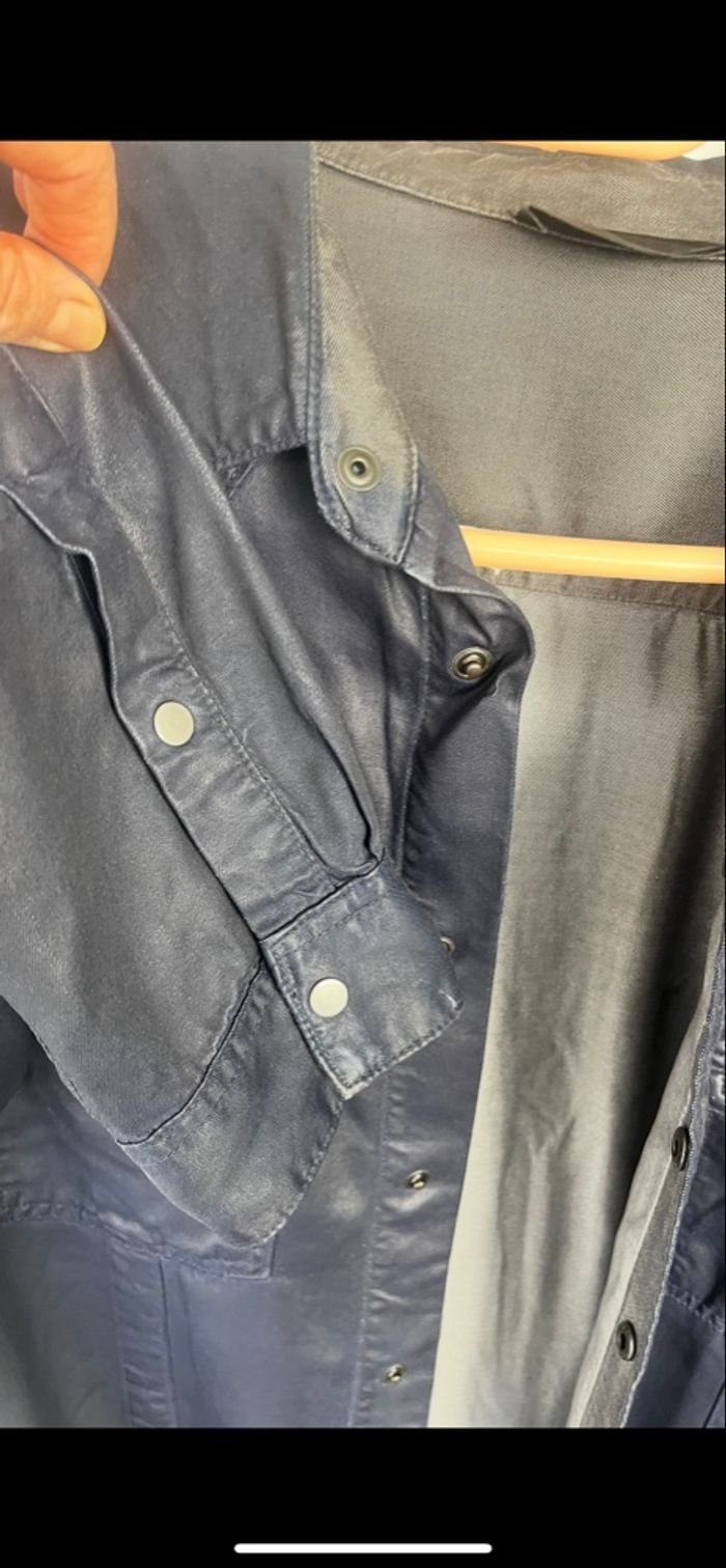 Chemise homme  Diesel faux cuir