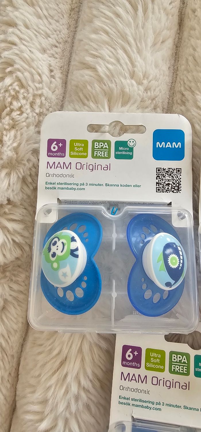 Lot de 6 sucettes Mam Original 6 mois + - photo numéro 2
