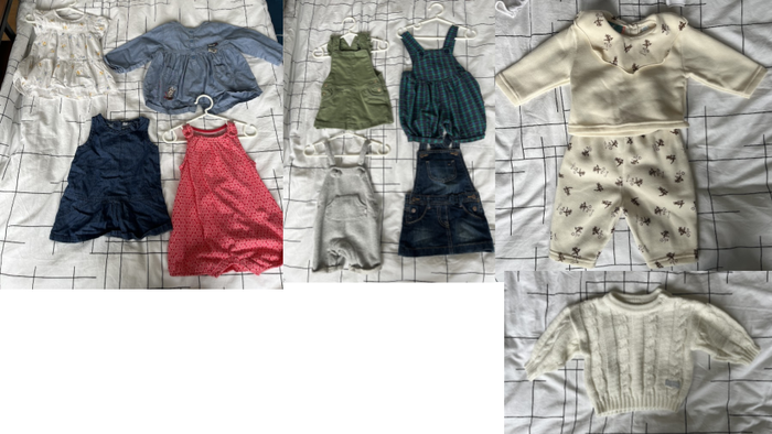 lot de vêtements taille 6 mois - 63 pieces