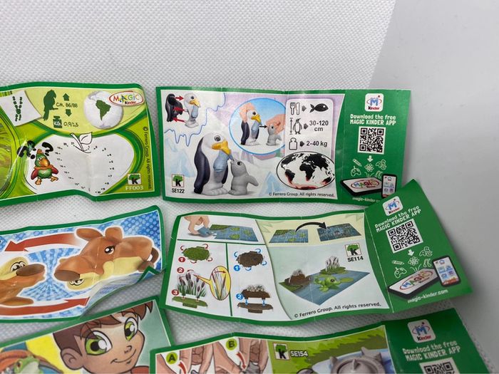 Lot de 7 natoons différentes séries kinder surprises figurine animaux - photo numéro 8