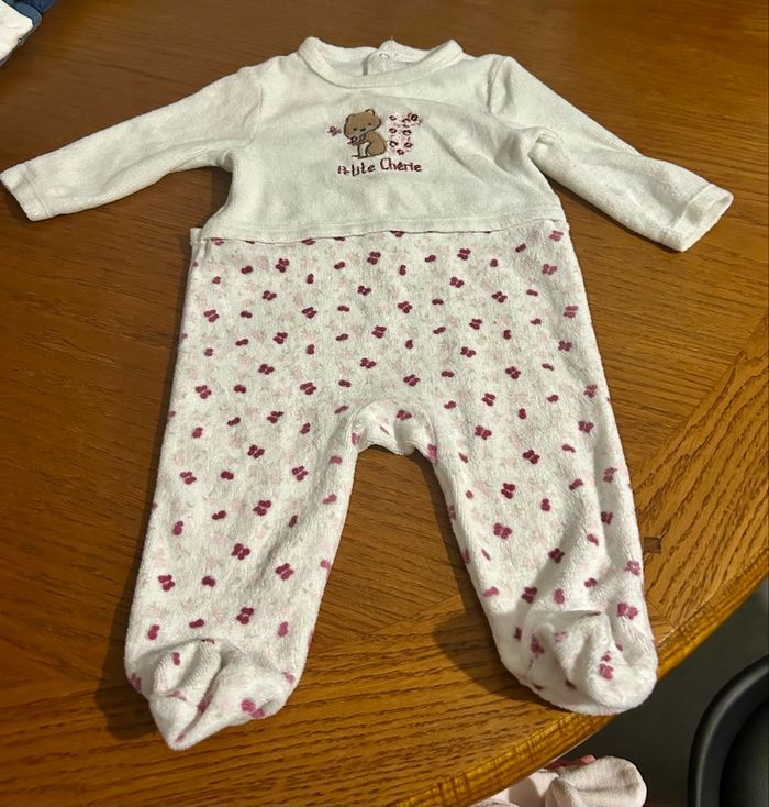 Lot de 3 pyjamas velours - photo numéro 2
