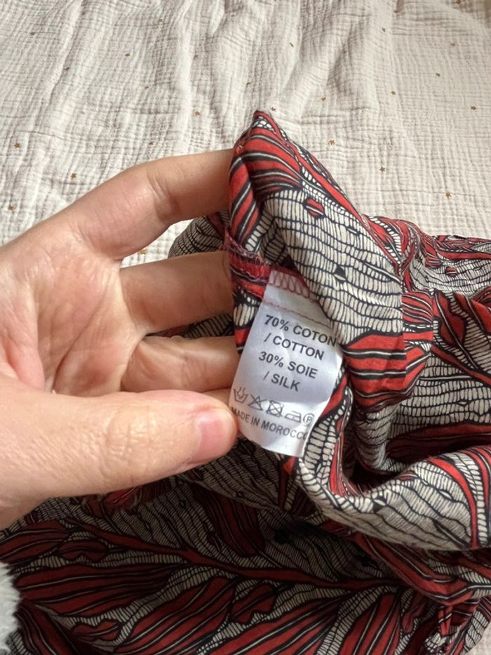 Pantalon fluide DIEGA – Coton & Soie – Taille L - photo numéro 8