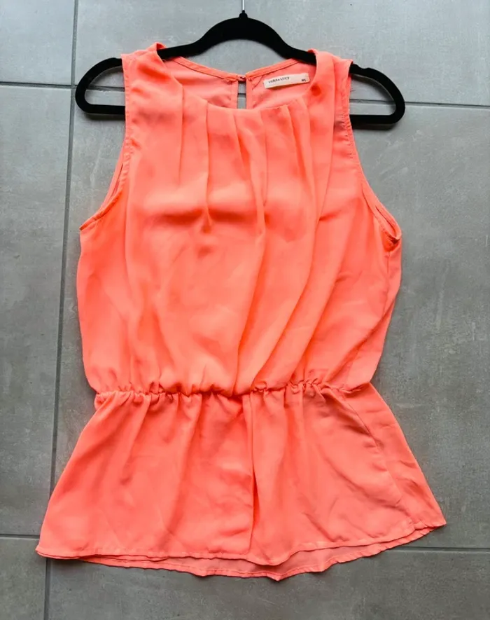 Magnifique débardeur top femme corail Vera & Lucy