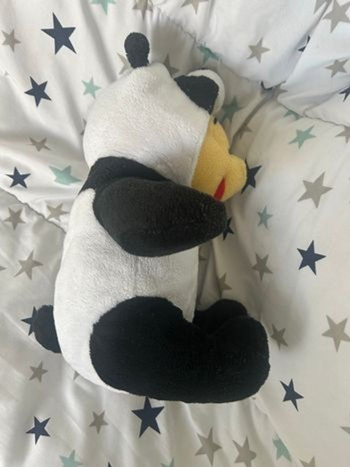 Peluche doudou Winnie costume panda 25 cm Disney - photo numéro 8