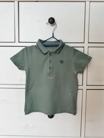 Polo vert || Bout’chou || 24 mois