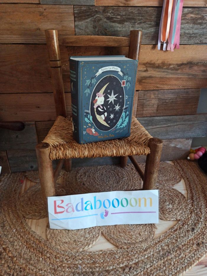 Coffret livre bonne nuit après la pluie Moulin roty tbe