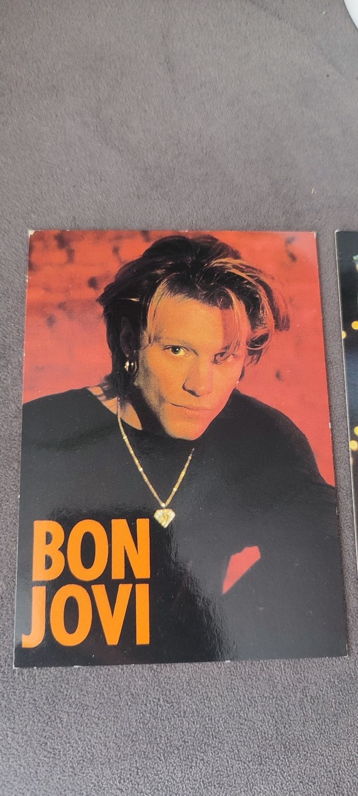 Lot de 2 cartes postales de Bon Jovi - photo numéro 2