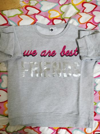 Sweat fille gris