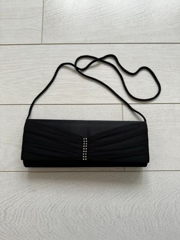 Sac à bandoulière C&A noir et argenté