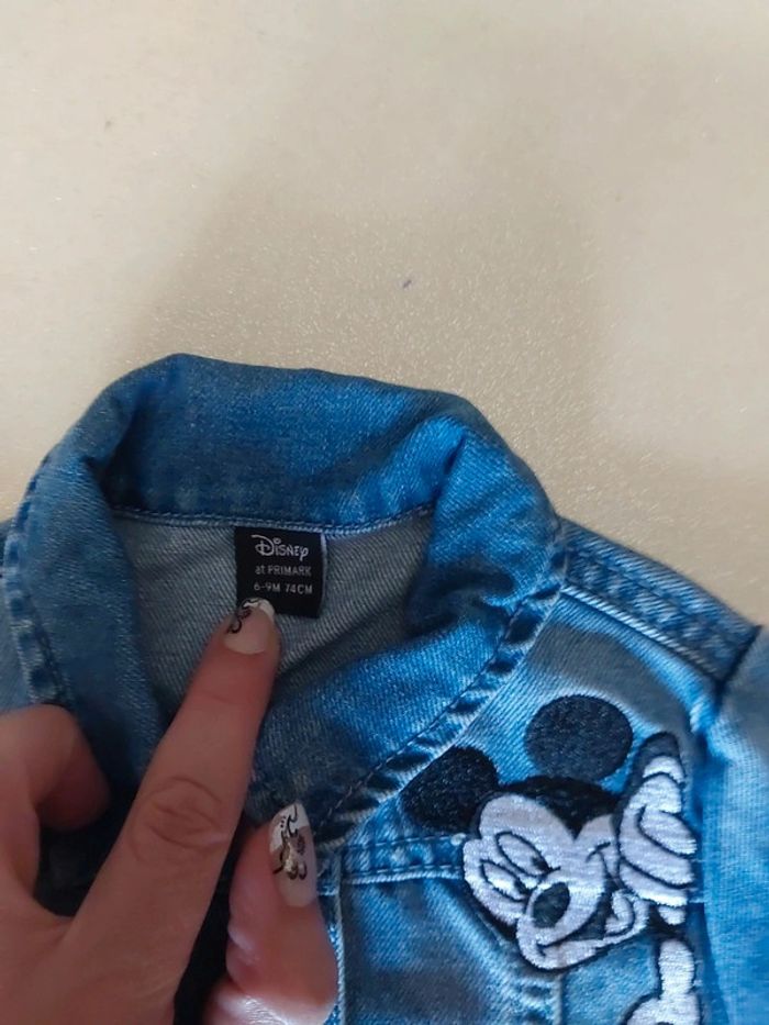 Veste en jeans minnie 6-9 mois (74 cms) - photo numéro 6