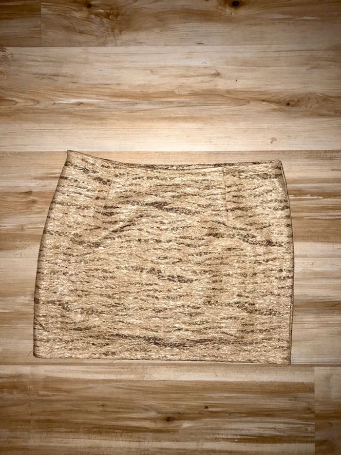 Jupe dorée taille m l