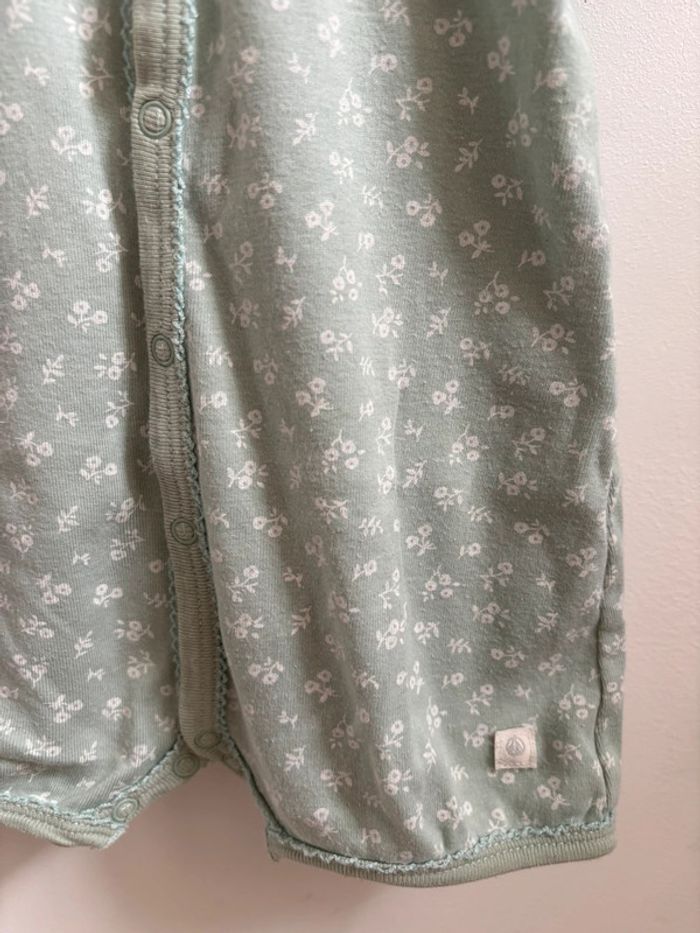 Pyjama été vert Petit Bateau 3 mois - photo numéro 3