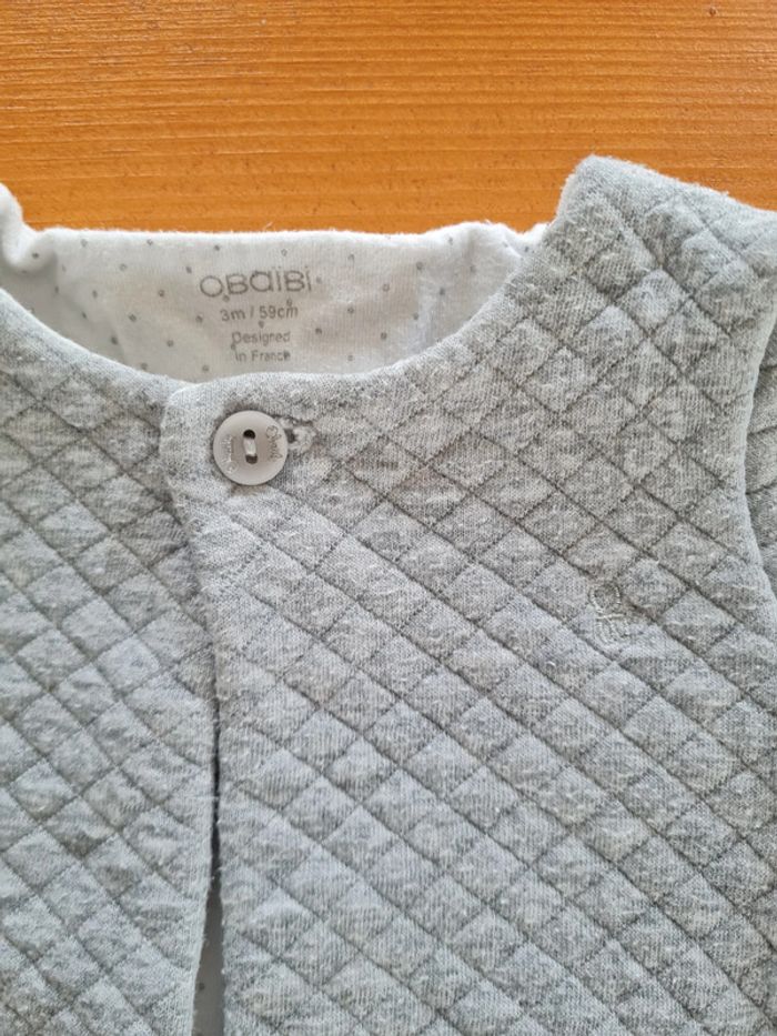 Gilet/brassière 3 mois Réversible - photo numéro 5