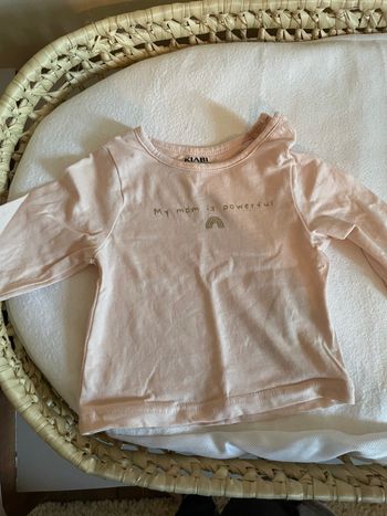 T-shirt rose poudré Kiabi