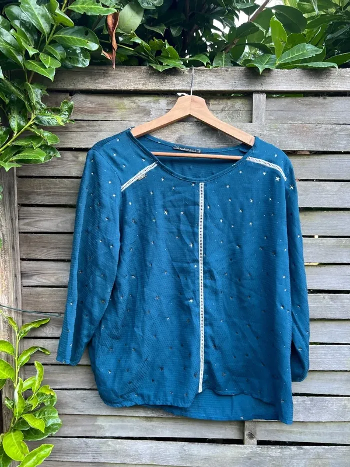 Blouse femme Le Monde est à Vous – Taille 40 – TBE - photo numéro 3