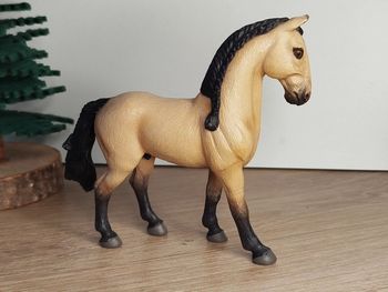 PAPO étalon beige Lusitanien Figurine Animal équidé