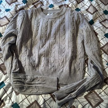 Pull gris taille unique