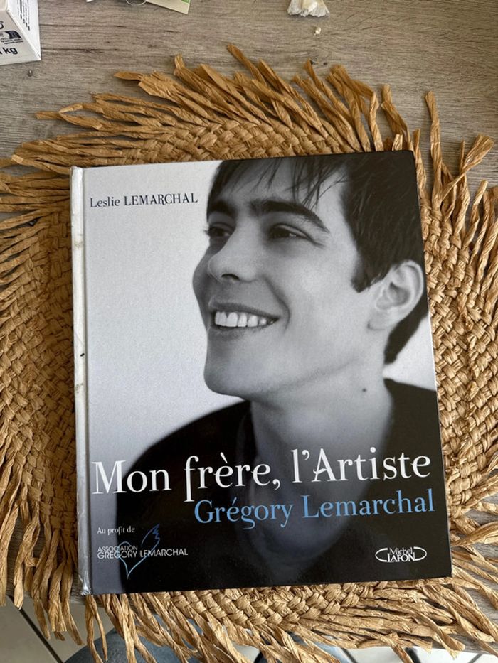 Livre mon frère l’artiste Grégory leMarchal