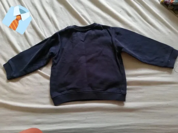 Sweat Bleu Marine/Noir "Redskins Urban Sport" - Taille 24 Mois - photo numéro 2
