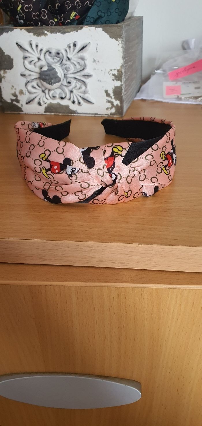 Serre Tête Mickey style foulards - photo numéro 5