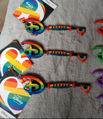 Clé Disney arc en ciel