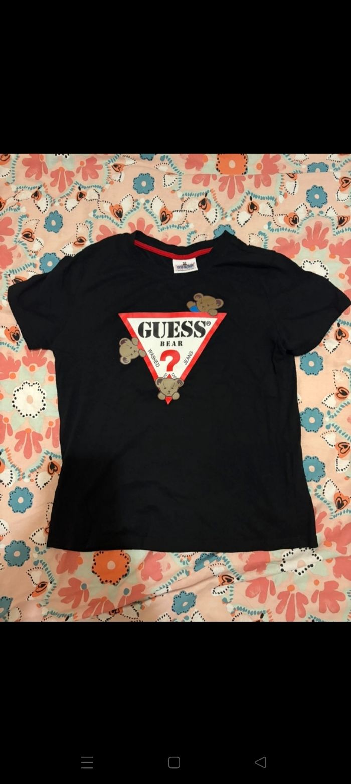 Tee shirt guess ourson