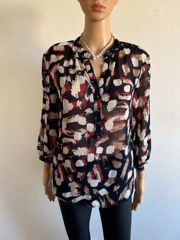 Blouse imprimée avec manches 3/4 Lili & Lala taille S excellent état
