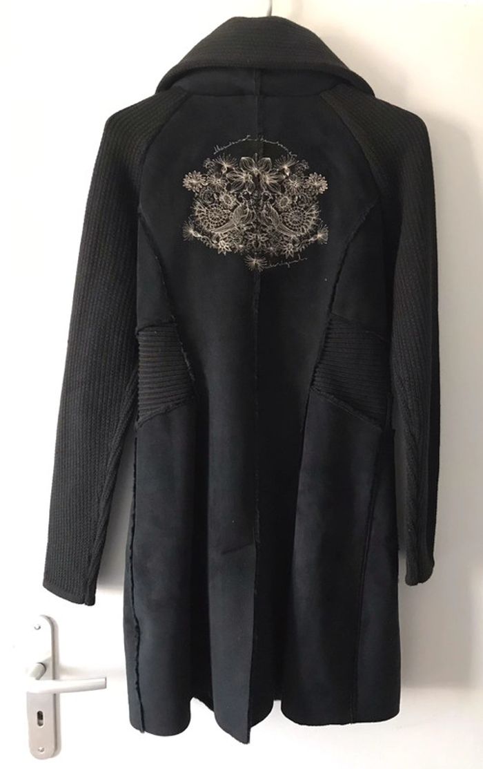 Duffle-coat Desigual (noir), L / 40 / 12 - photo numéro 2