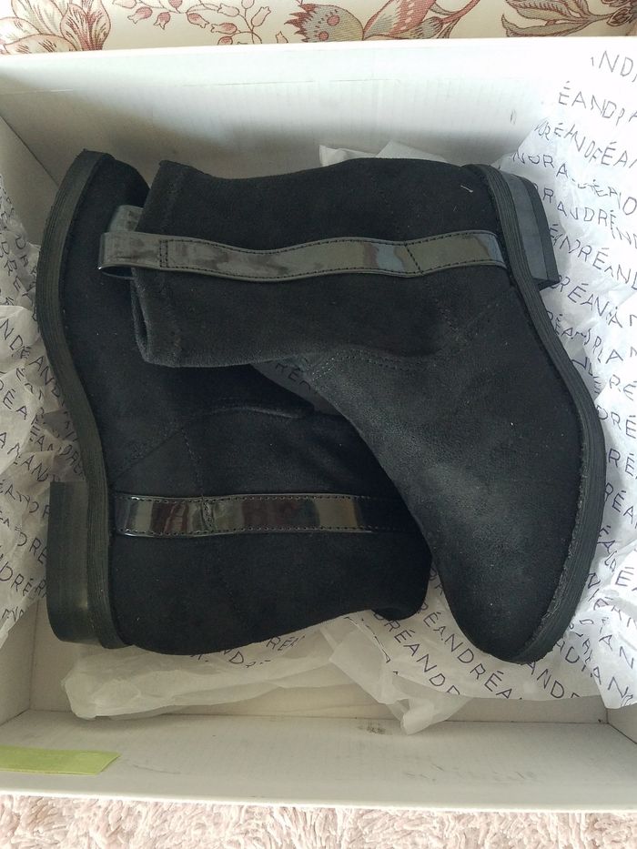 Bottines  fille André noires t 28 NEUF - photo numéro 3