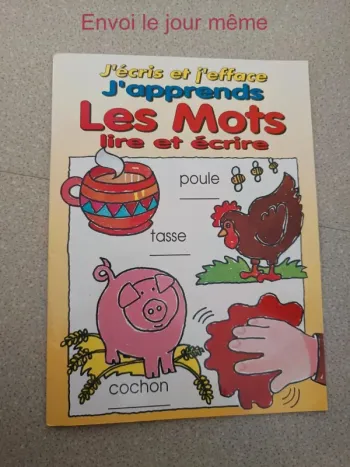 Livre j'apprends les mots