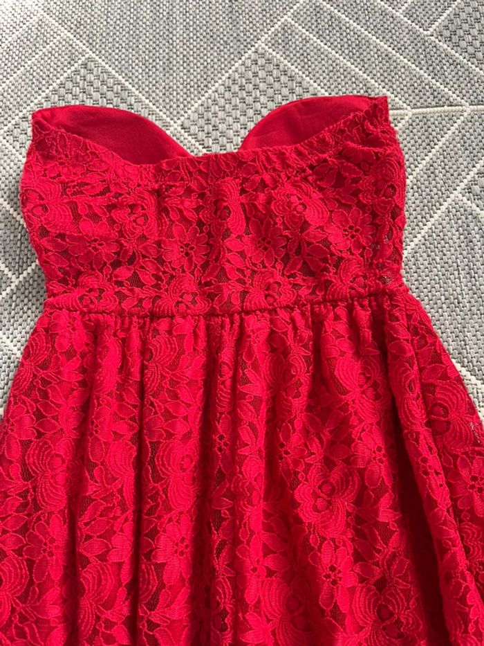 Robe bustier rouge - photo numéro 4
